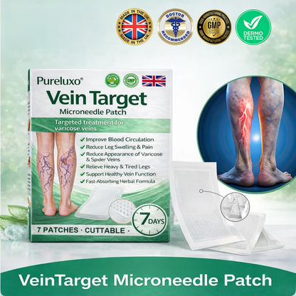🇬🇧👨‍⚕️✅Pureluxo® VenoEase Soluble Microneedle Patch⚡Instant Relief, Long-Term Results 🔥