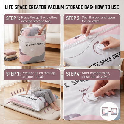 SVOZK®📦 Large-Capacity Vacuum Bags – No Pump Needed! 💕
