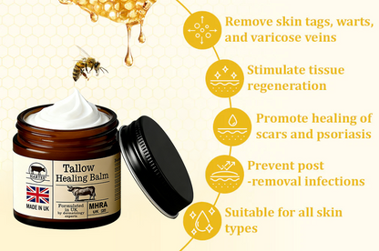 HARTEE® Tallow Healing Balm🐄（GMP Facility • FDA-Registered • Dermatologist Tested👨‍⚕️）Soothe eczema, psoriasis & rosacea—without steroids.🐄