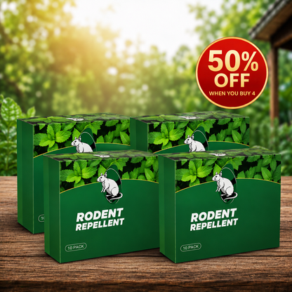 LAST DAY SALE 50%OFF💥🟢Healrize®Natural Peppermint Rodent Repellent Tablets – 10 Pack