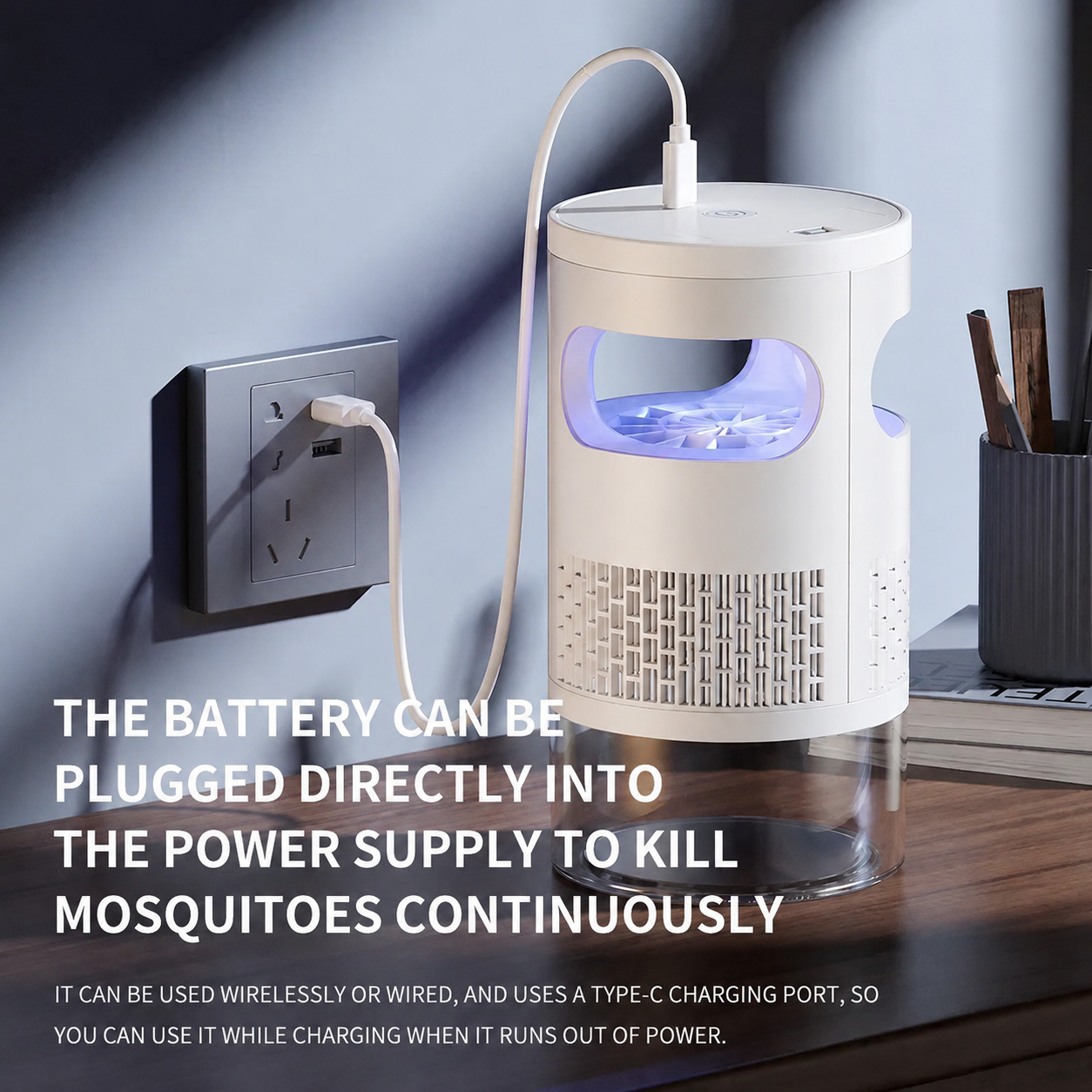 BVJ®🦟 49% OFF! UV Mosquito Killer Lamp – quiet, USB, chemical-free. 50K+ sold! 🔇🌙