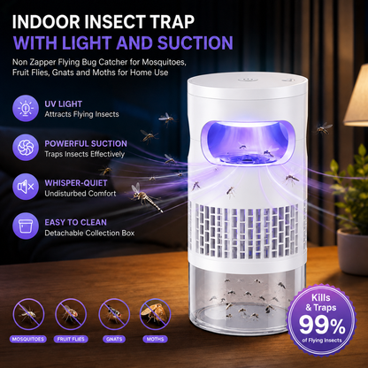 BVJ®🦟 49% OFF! UV Mosquito Killer Lamp – quiet, USB, chemical-free. 50K+ sold! 🔇🌙