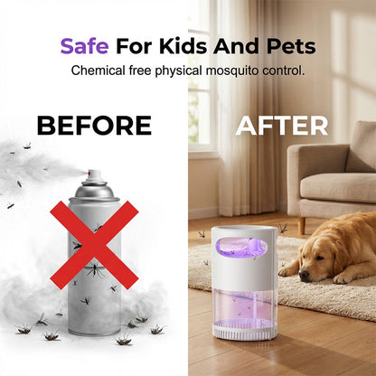 BVJ®🦟 49% OFF! UV Mosquito Killer Lamp – quiet, USB, chemical-free. 50K+ sold! 🔇🌙