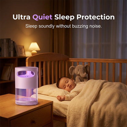 BVJ®🦟 49% OFF! UV Mosquito Killer Lamp – quiet, USB, chemical-free. 50K+ sold! 🔇🌙